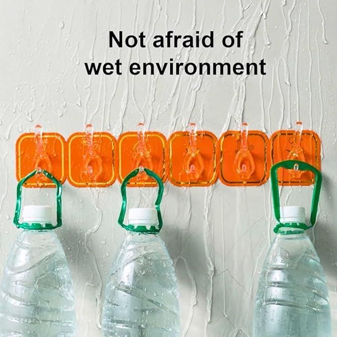 Multifunctional Diamond Stick Wall Hook (Pack of 5)